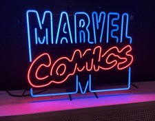 Rare & Authentic Vtg 1993 Marvel Comics Store Display Neon Sign - Marvelmania picture