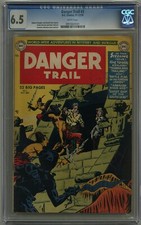 DANGER TRAIL #3 CGC 6.5 WHITE PAGES DC COMICS 1950 picture