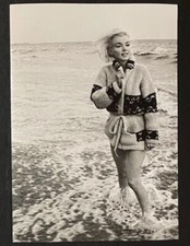 1962 Marilyn Monroe Original photograph George Barris Triple Stamped Beach CA picture