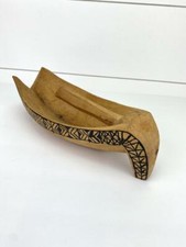 Vintage Hand Carved Wood Tool Scoop Potlatch Bowl Tlingit First Nations ? picture