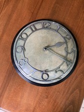 ART DECO SHAGREEN AND CHROME WALL CLOCK BY ZENITH picture