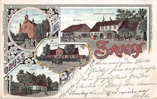 Saugen, Heydekrug, Memel (Saugos, Šilutė, Klaipėda) - Kirche, Haus Hoeltke picture