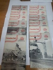 Canadian Rail Magazine  1977  complete year   12 issues   1977 picture