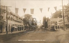 Concord, California CA Main Street-Walnut Carnival Original Vintage RPPC picture