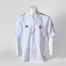 Zidane - Real Madrid Jersey 2001/02 - match worn and double signature: front and back picture