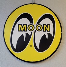 MOONEYES Metal sign HOT ROD Drag Racing MooN Custom NHRA SCTA vtg style Gasser picture