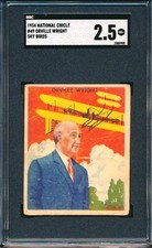 1933-1934 R136 National Chicle Sky Birds #49: ORVILLE WRIGHT ~ SGC 2.5 picture