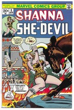 SHANNA THE SHE-DEVIL #3 NM/MT 9.8 BRONZE AGE MARVEL NEAR UNBELIEVABLE COPY picture