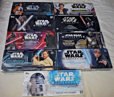 NINE (2016-2025 ) TOPPS STAR WARS MASTERWORK HOBBY BOXES ALL NEW FACTORY SEALED picture