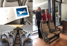 ORIGINAL CERTIFIED British Airways Concorde Original Passenger Seats Pair  picture