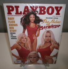 Playmate Erika Eleniak Miss July 1989 signed Playboy magazine June 1998 Rare picture