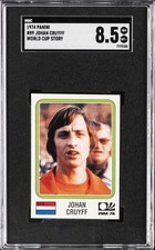 1974 PANINI WORLD CUP STORY #89 JOHAN CRUYFF SGC 8.5 picture