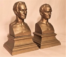 HENRY CLAY Karl Müller vtg bust daniel webster statue cigar lounge smoking club picture