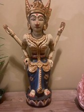 Rare Indian Goddess Statue,this item is beautifully detailed hand carved,antique picture