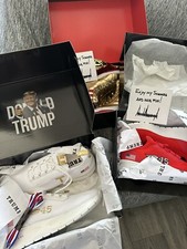 TRUMP Never Surrender Sneakers High Tops, SIZE 11 Authentic NEW 0329/1000 picture