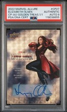2022 Upper Deck Marvel Allure Elisabeth Olsen As Scarlet Witch 1/1 picture
