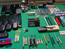 Huge 80/90s Pelikan Vintage Fountain Pen Lot includes 18K 14K Nibs *read descri picture
