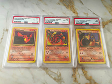 CHARIZARD CHARMELEON CHARMANDER SET PSA 9 and 8 picture