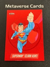 2025 Fleer Ultra Superman Superman Clark Kent 10/50 Ruby Medallions M-1 picture
