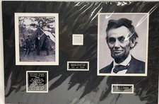 Abraham Lincoln’s Hair w COA & History 52 Of 300 picture