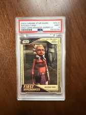 2023 Topps Star Wars Chrome First Appearances Ahsoka Tano Superfractor 1/1 picture