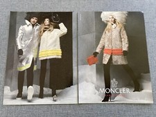 2014 MONCLER Print Ad 2 Page Fashion Feet Ankles Long Legs High Heel Shoes Art picture