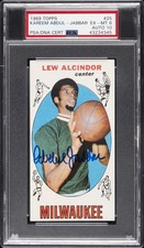 1969 TOPPS ##25 KAREEM ABDUL-JABBAR PSA DNA 6 picture