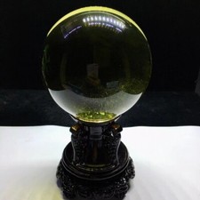 3.8LB TOP Natural citrine crystal Quartz Ball carved Crystal Sphere healing A++ picture
