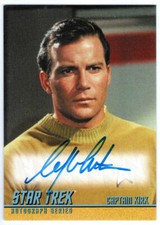 STAR TREK TOS CAPTAIN'S COLLECTION A270 WILLIAM SHATNER CAPT. KIRK AUTOGRAPH EL picture