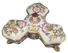 Antique 18thC Doccia Porcelain Triple Spice Box Porzellan Schale Italian Italy picture