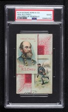 1888 Duke's Histories of Generals Tobacco N114 Richard Ewell PSA 2 04le picture