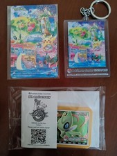 Pokemon Center Singapore 5th Anniversary Rare keychain, Celebi Ga-Olé, Ez-Link picture