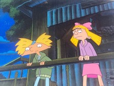 HEY ARNOLD animation Cel Production Art Nickelodeon Cartoon Network vintage I1 picture