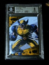 2021 Upper Deck MARVEL Premier Black Foil WOLVERINE 1/1 ONE OF A KIND GRAIL 🔥  picture