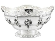 Antique George V Sterling Silver Presentation Bowl 1918 picture