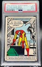 PSA 9 OC 1966 Marvel Super Hero Do You Have Iron Deficiency Anemia Iron Man #14 picture