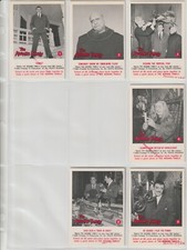 Donruss 1964 THE ADDAMS FAMILY Canadian/Red Lot picture