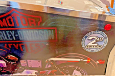 MINT SEGA HARLEY DAVIDSON PINBALL MACHINE 2nd Ed., Original Owner, Lightly Used picture