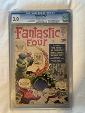 Fantastic Four #1 (1961) Signed by both Jack Kirby and Stan Lee picture