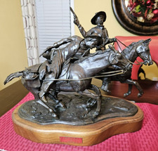 Scott Tucker Western Cowboy Horse Bronze
