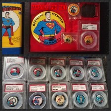 1939-66 Action Comics Superman Master PSA Pinback DC Memorabilia Set picture