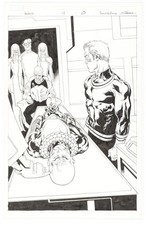 Raney DARK REIGN HAWKEYE 4 pg 10 BULLSEYE AS HAWKEYE & SOLO AS BULLSEYE SPLASH picture