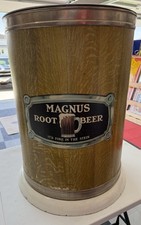 RARE 1920s Magnus Root Beer Type M-L Barrel Fountain Dispenser Porcelain Antique picture