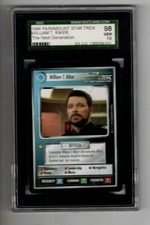Star Trek CCG William Riker Premier Limited 1994 GEM MINT 98 SGC Highest graded picture