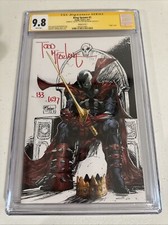 King Spawn #1 CGC SS 9.8 Todd McFarlane SIGNED  #133 of 1697 Very Low # picture