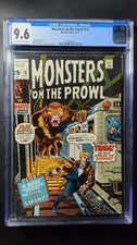 Monsters on the Prowl #13 CGC 9.6, OWW PAGES. Highest On Census(Marvel Oct 1971) picture