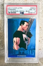2017 Marvel Punisher MM29 Fleer Precious Metal Gems PMG Blue, Red, Bronze PSA picture