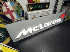 VERY RARE 2000’s MCLAREN CAR DEALERSHIP SHOWROOM GARAGE ILLUMINATED SIGN picture