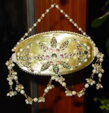 Zimonick SWAROVSKI CRYSTALS DRESDEN CHRISTMAS TREE ORNAMENT ZEPPELIN 7