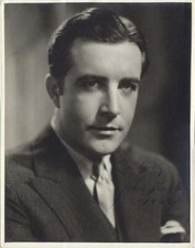 Horror Actor JOHN BOLES 1930s Oversize Freulich Signed Photo - FRANKENSTEIN Star picture